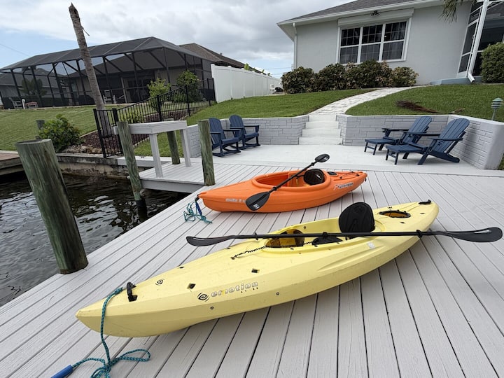 Canal view, Heated Pool, Bikes - Coastal Serenity - Houses for