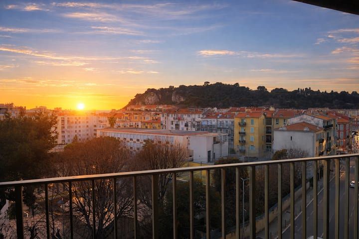 Grand Studio + Balcon - Port & Vieux Nice à Pied! - Nizza