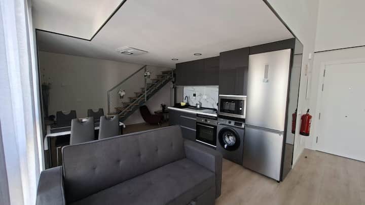 Sebule iliyo na kitanda cha Sofa 