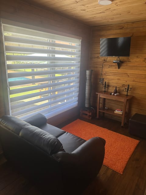 Successful Airbnb property: Peky Blue Cabins + Heated Pool + Sauna in Colbún