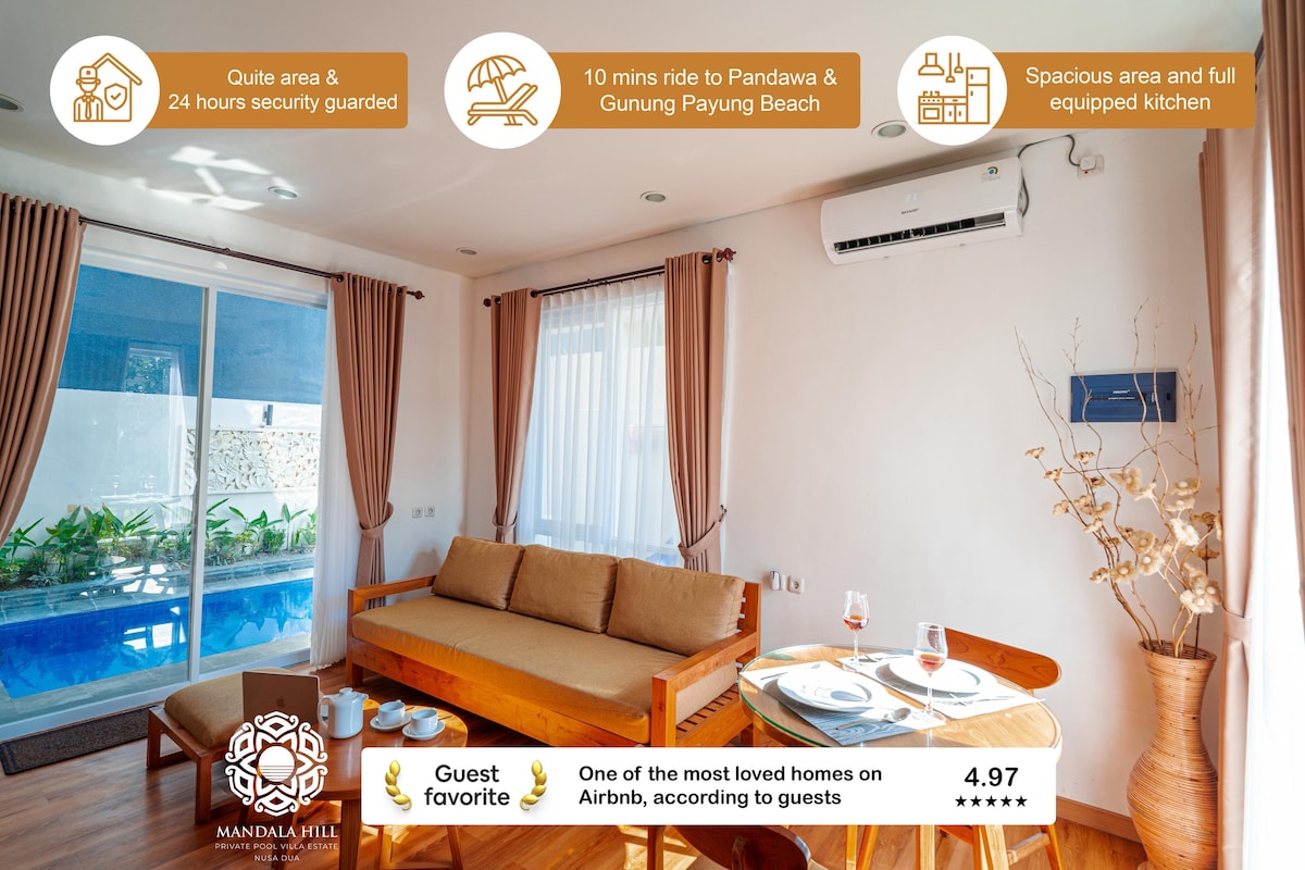 Home in South Kuta · ★4.96 · 2 bedrooms · 2 beds · 2 private baths, сопоставимый объект Airbnb
