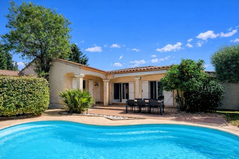 House with private pool between Beaches & Camargue