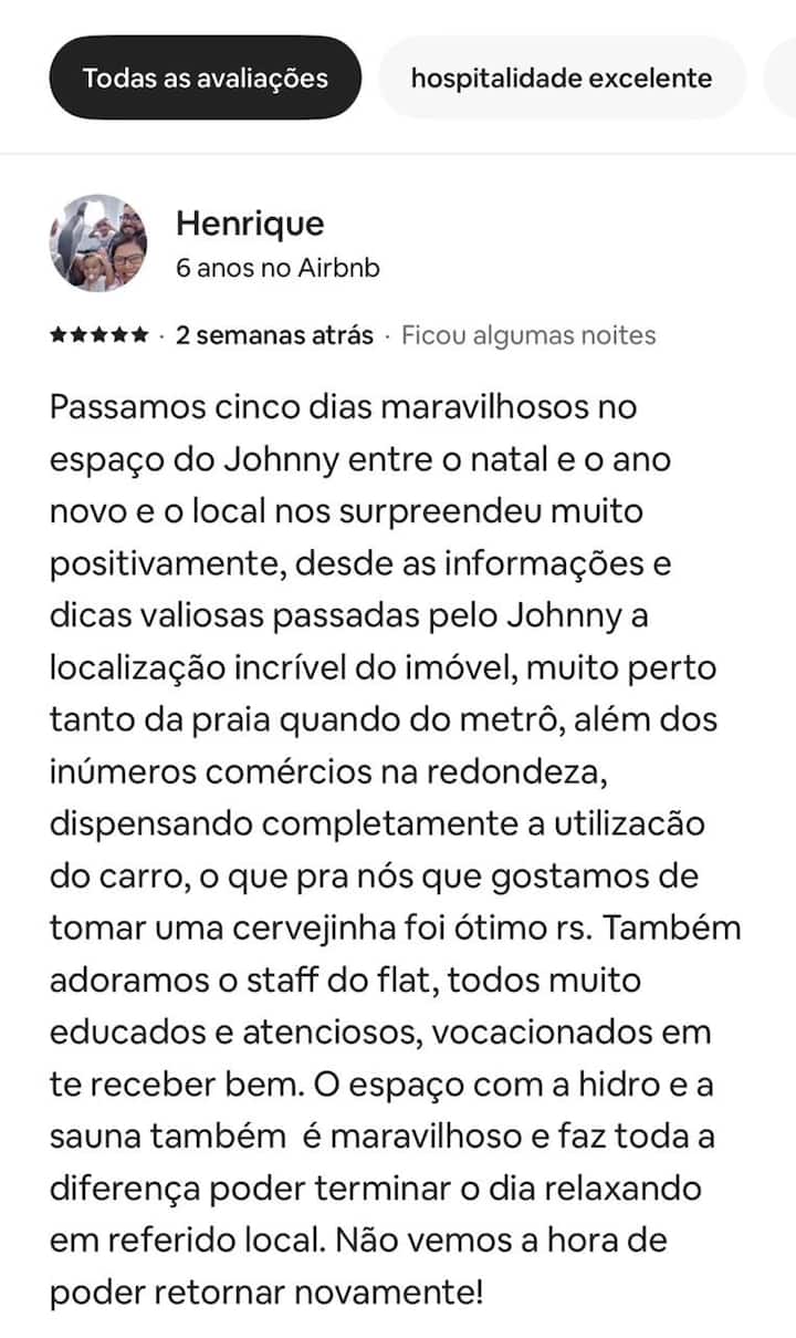 Copacabana Flat Top Varand Piscsauna
Acad Garagem - Rio de Janeiro