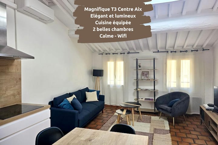 Bon Pasteur Duplex De Charme Centre Aix Clim Wifi - Aix-en-Provence