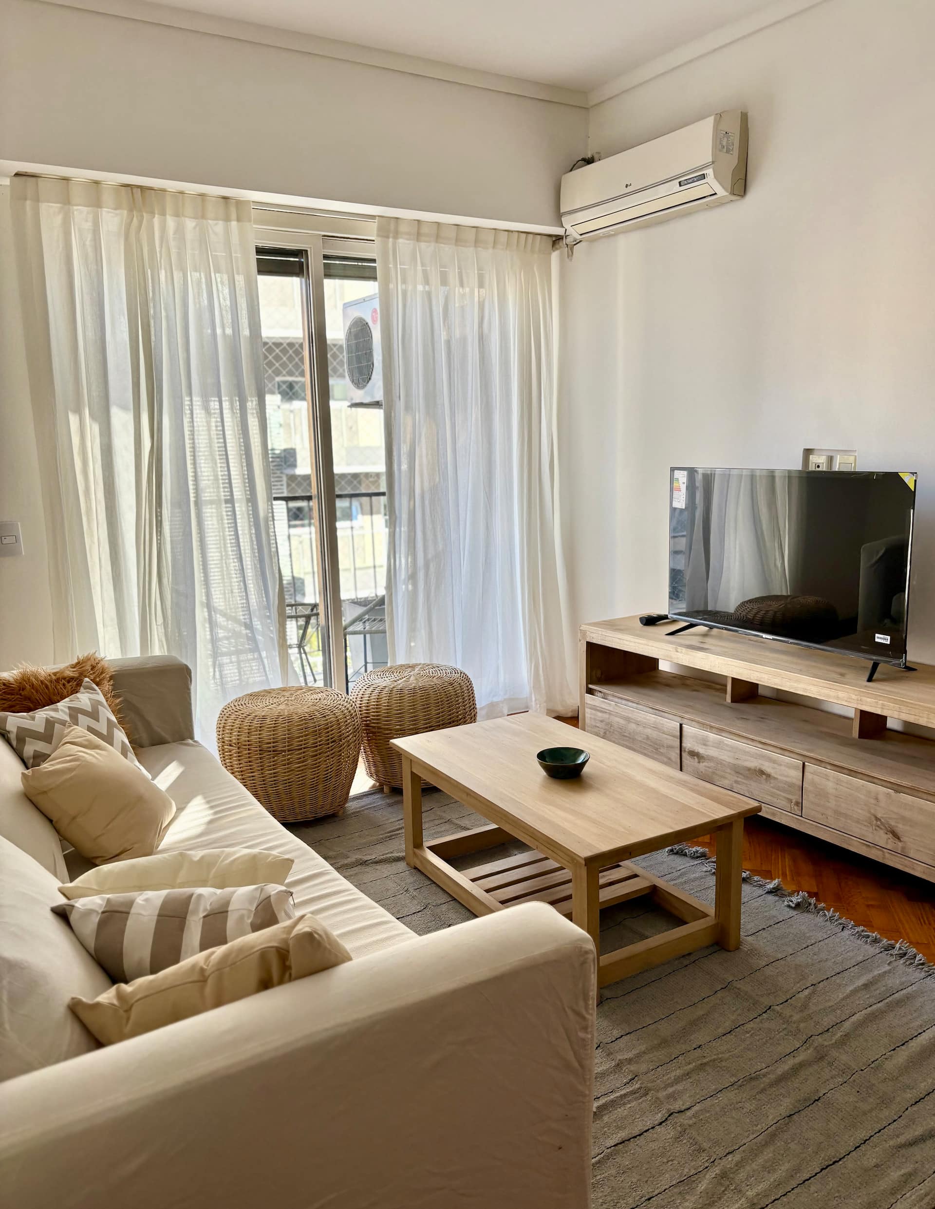 Two-bedroom apartment in Palermo with balcony, laundry and 24/7 security