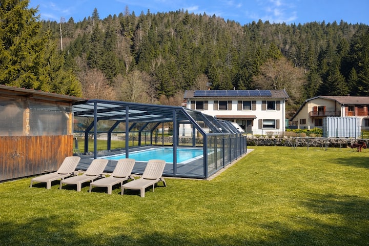 Chalet Lodge Avec Piscine - O'bord De L'eau - Gérardmer