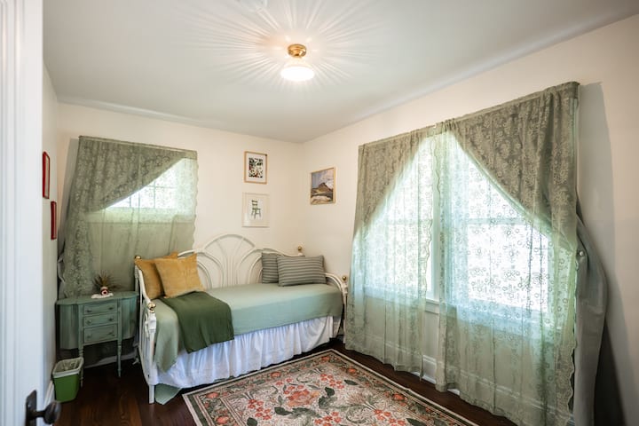 All bedroom windows are equipped with blackout shades to help you sleep in!
