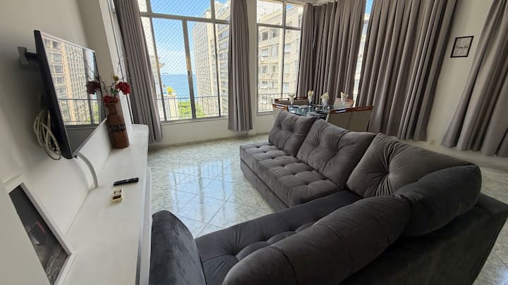 Vista Mar + Conforto | 3 Quartos | 7 Camas | Praia - ريو دي جانيرو