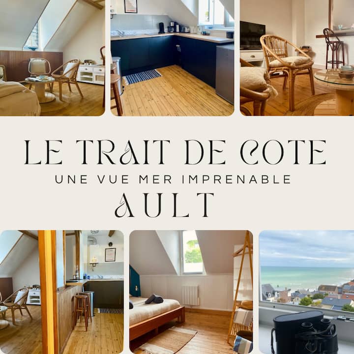 Le Trait De Côte Avec Belle Vue Mer à Ault - Ault