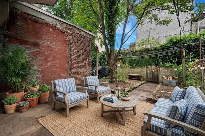 Quiet 2br · Private Yard · Near Penn & Chop -
