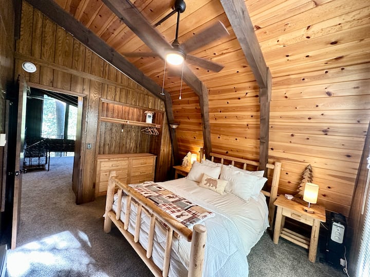 Dormitorio n.º 3; cama tamaño queen