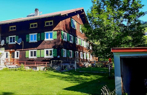 Rustic farmhouse with garden in the Allgäu