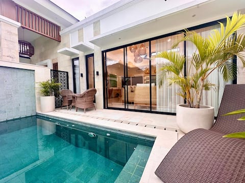 Bali Pool Villa with a Beautiful mountain view.