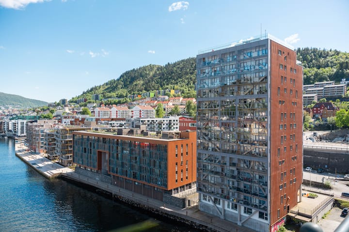 Sentral Og Moderne Perle Med Panorama Fjordutsikt - Bergen, Norway