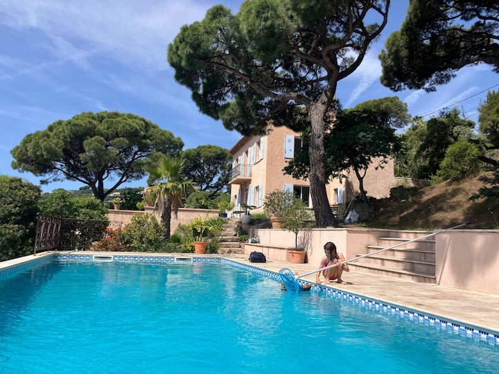 Grande Villa Belle Vue Mer,  Mer à Pied - Sainte-Maxime