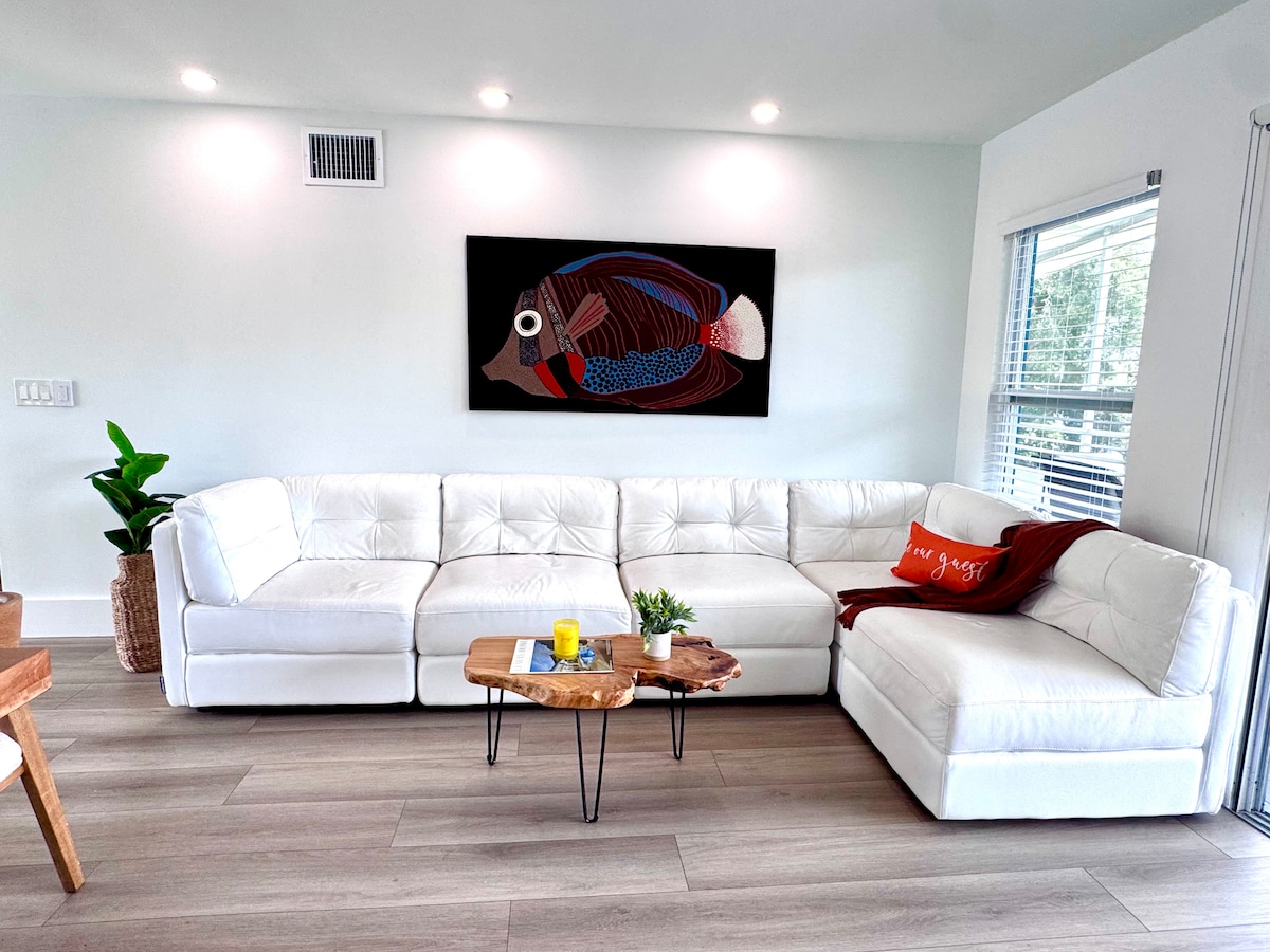 Popular Airbnb listing: Riverfront Retreat • Heated Pool • Heart of Tampa in Old Seminole Heights