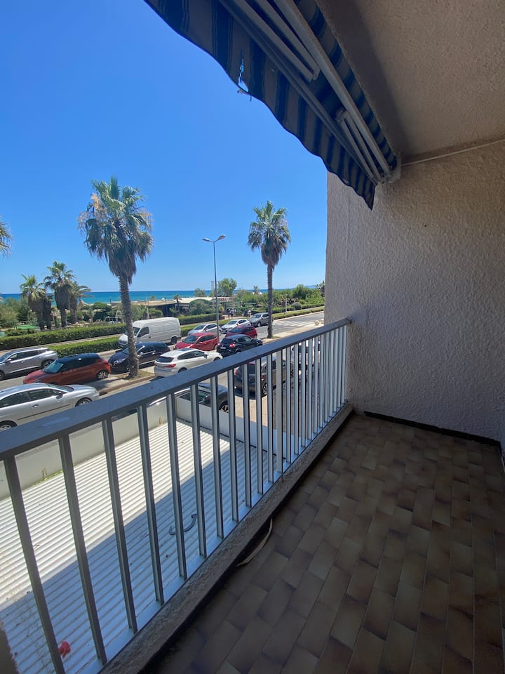 F2 Vue Sur La Mer / Front De Mer Canet Plage - Canet-en-Roussillon