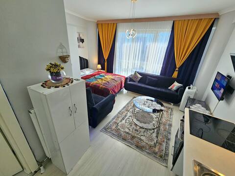 Successful Airbnb property: Blue studio air condition in Esenyurt