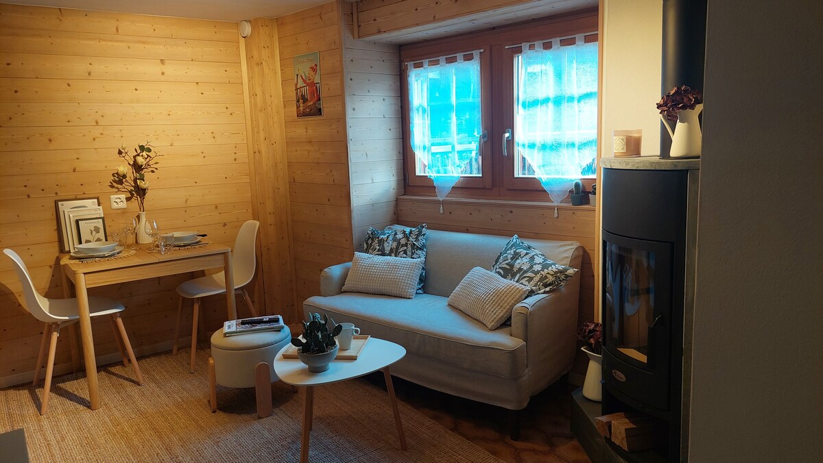 Top Airbnb: A small cocoon in the heart of the Valais mountains. in Anniviers