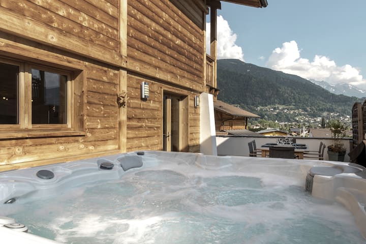 Chalet Alpea - Jacuzzi -Vue Montagne -Neuf - Passy