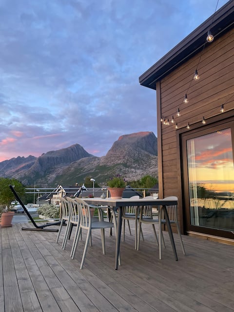 Modern, functional house with a lovely view of Helgeland