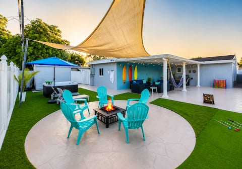10 min World Cup Hard Rock + Jacuzzi / Fire Pit