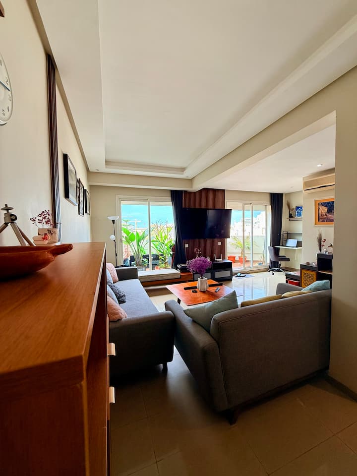 Chic Studio|terrace & View|sans Vis-a-vis|p Garage - Casablanca