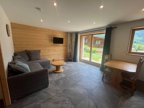 Top performing Airbnb: Garden-level 2-room apartment in Bozel