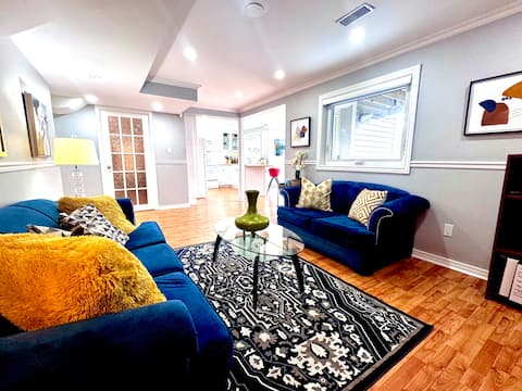 Popular Airbnb listing: The Woodland Walkout in Brampton