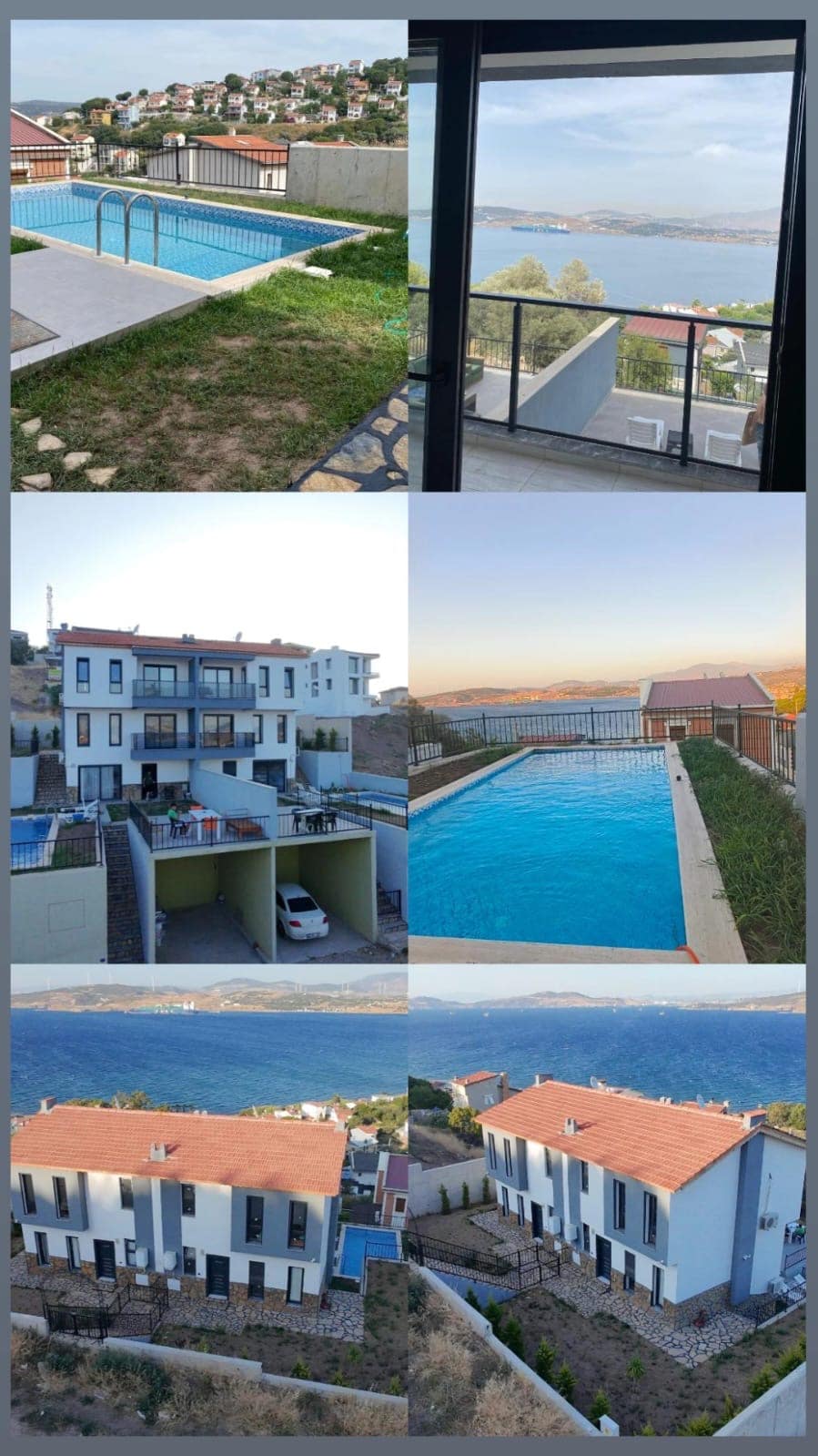 İzmir Yeni Foçada Lüx Havuzlu Triplex Villar