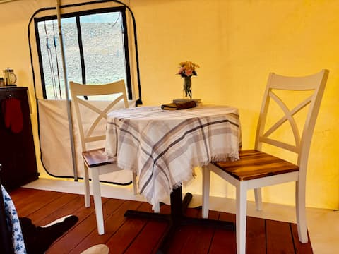 Top performing Airbnb: Private Creekside Tent Retreat in Granby