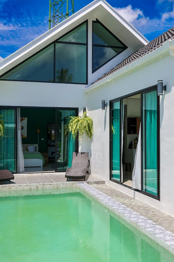Modern Private Pool Villa • 5 Min To Ao Nang Beach - Province de Krabi