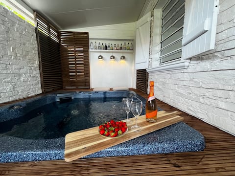 Spacious cottage with jacuzzi and swimming pool