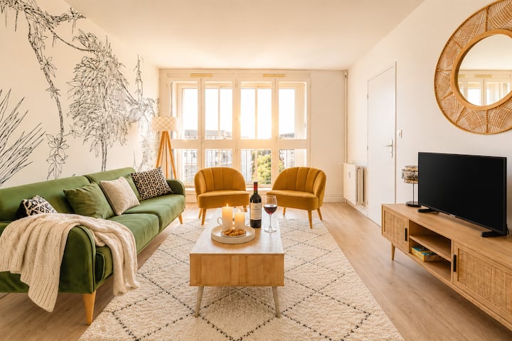 Grand Appart 10 Pers · Balcon · Parking Gratuit - Angers