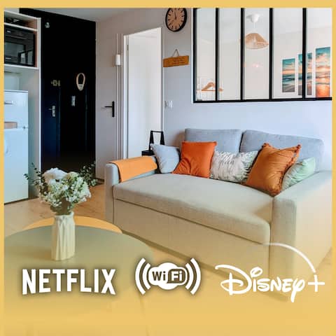 Top Airbnb: Duplex 50 m from the beach with cinema space in Villers Sur Mer