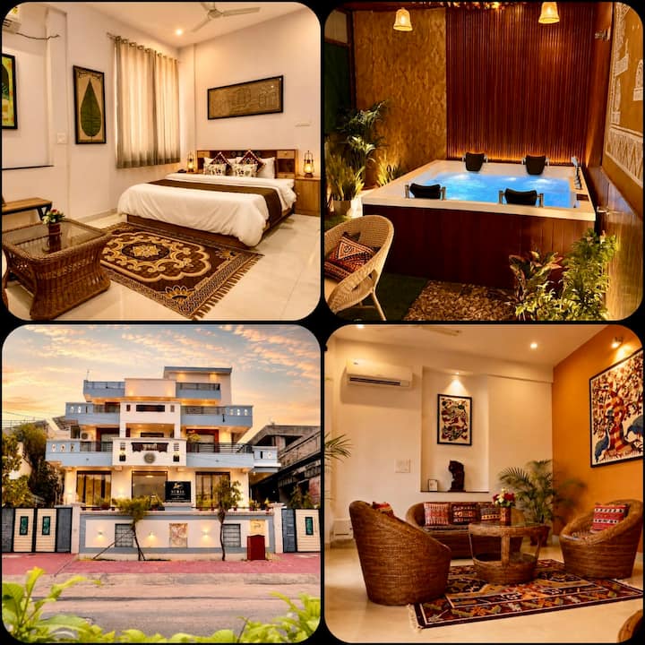 Kurja - A 5bhk Boutique Stay With Jaccuzi - Jaipur