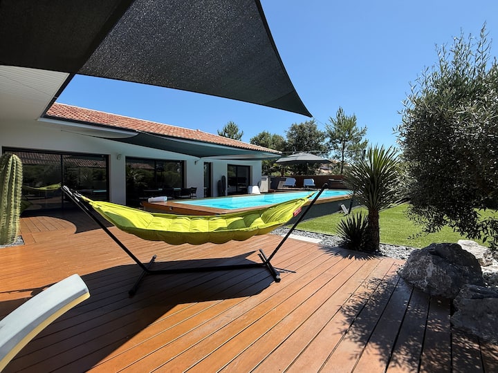 Villa Avec Piscine & Jacuzzi Proche Plage - Moliets-et-Maa