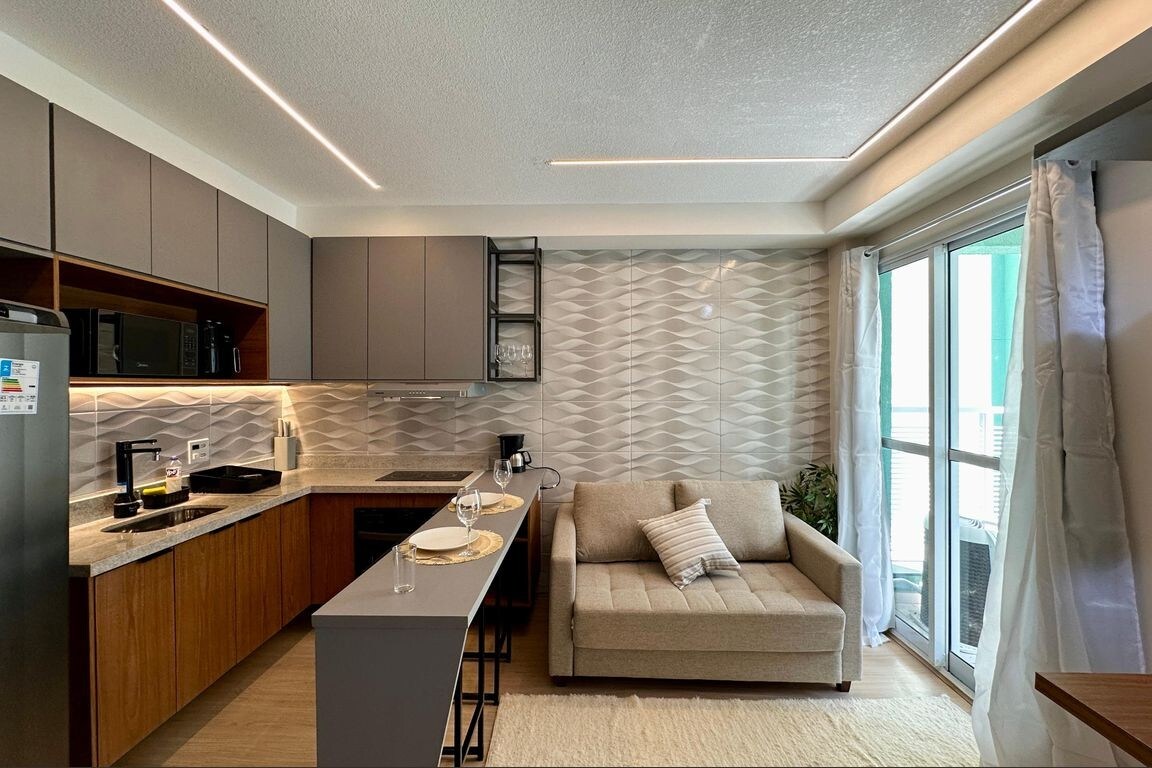 Top Airbnb: Centro p/4: Piscina, Quadra, Sauna ,WI-FI, c/ Ar! in Santo Cristo