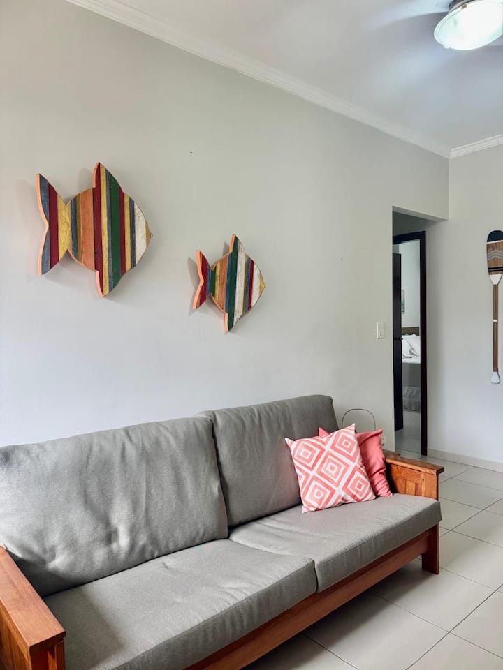 Apartamento Pet Friendly - Quintal E Churrasqueira - Ubatuba