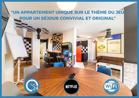 "The Game Suite" Fun | Parking | Proche Lyon