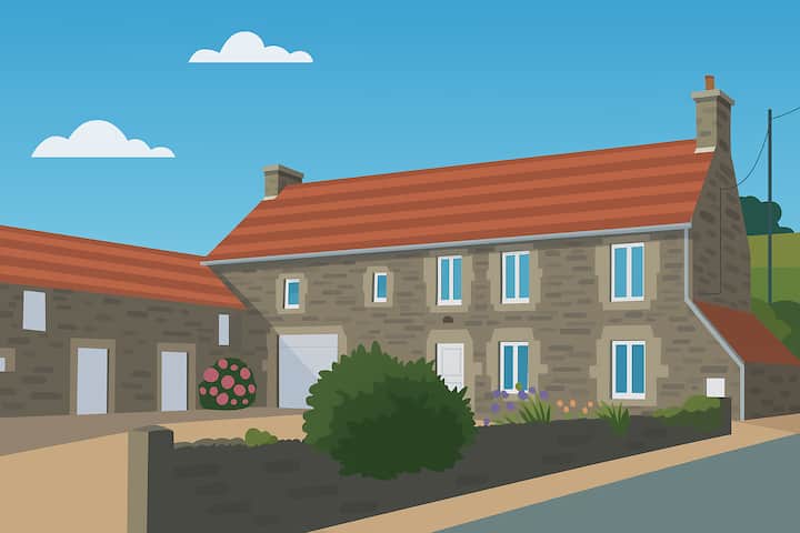 Gîte 10 Pers. - Maison En Pierre - Cotentin