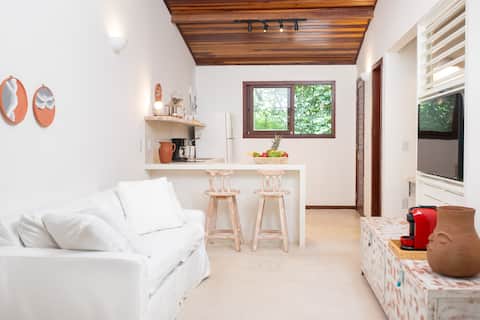 Airbnb em destaque: Cozy chalet with exclusive trail to the beach. em Tibau Do Sul