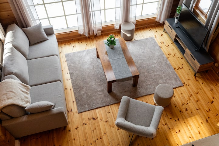 Premium Riverfront Villa: Aurora Views & Bbq Hut - Rovaniemi