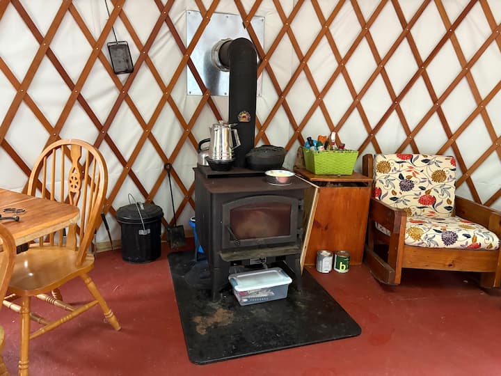 Private Yurt In Vermont's Nek - Willoughby State Forest, Sutton