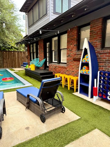 HOT! Boho Luxe Hideaway | Pool + Game Room + Gym