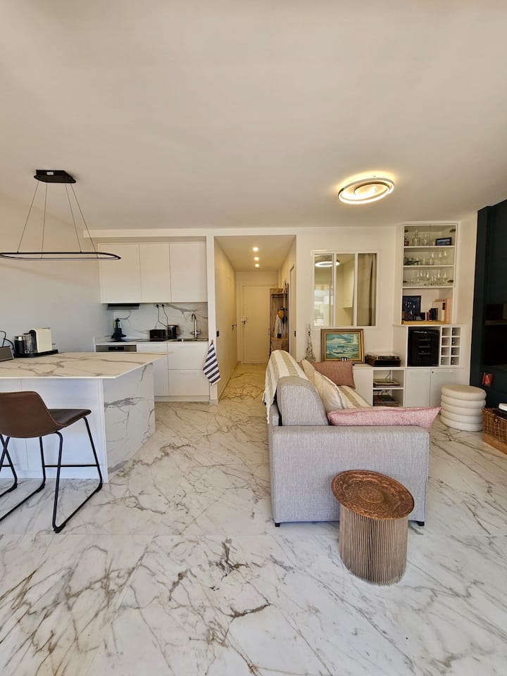 La Souquetane|elegant 1-bed Oasis, Terrace, Palais - Cannes