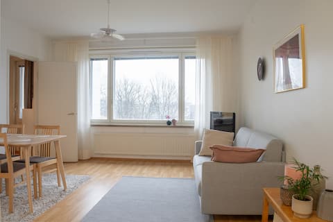 Successful Airbnb property: Quiet two-bedroom apartment within walking distance of Logomo in Varsinais Suomi