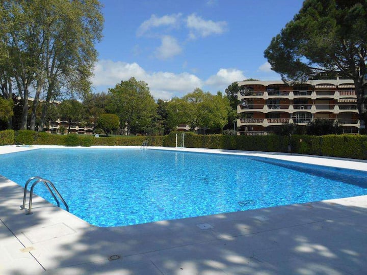 Studio Du Soleil Avec Piscine - Mandelieu-la-Napoule