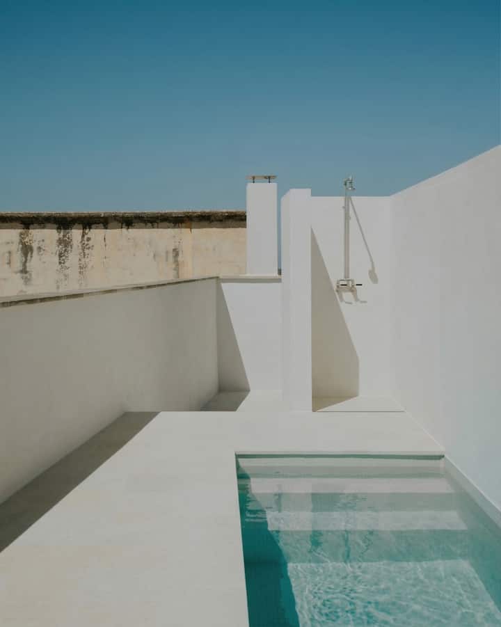 Historic Palazzo with courtyard and plunge pool