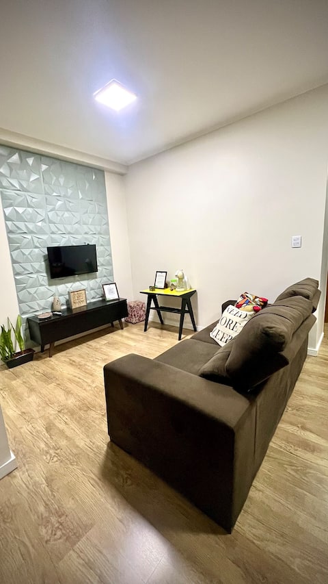Missões Apartment: 2 bedrooms with air conditioning and garage